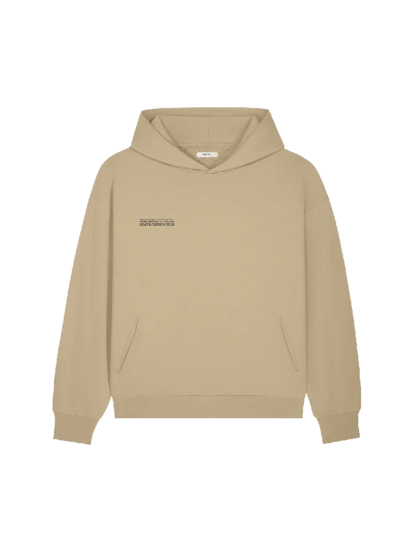 Womens 365 Midweight Hoodie—birch beige