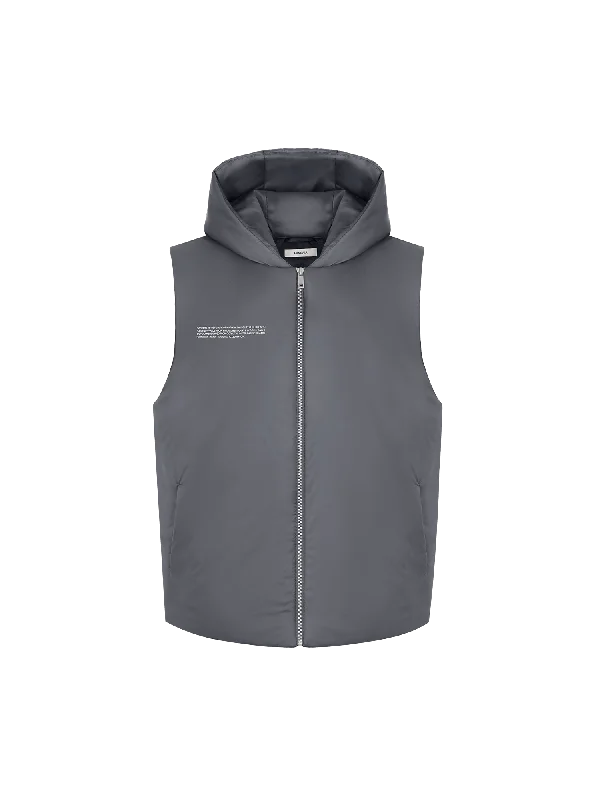 Womens DNA Flower-Warmth Gilet—atmosphere grey