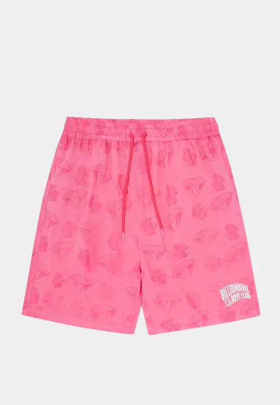 Bbc Diamond And Dollars Swimshorts Pink