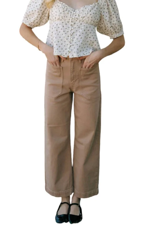 Utility Pants In Latte