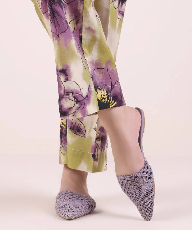 Printed Cotton Viscose Pants