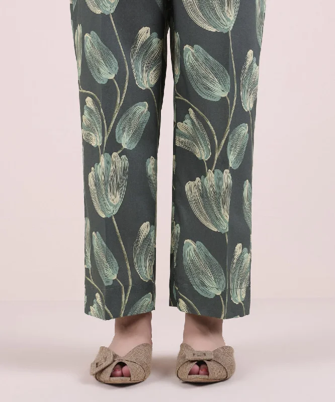 Printed Cotton Viscose Pants