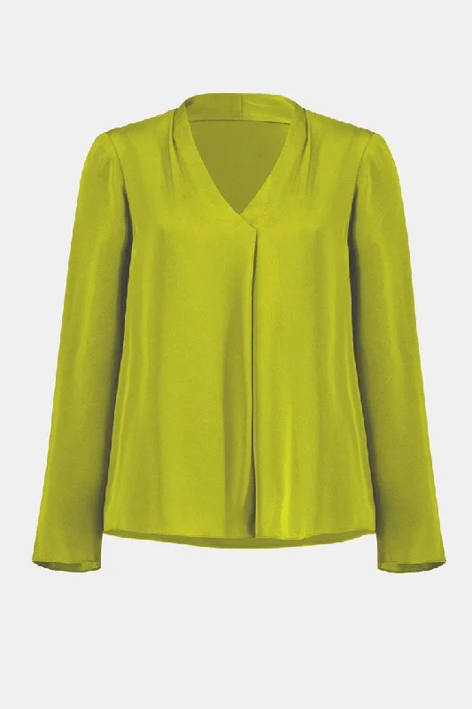 Joseph Ribkoff Wasabi Satin Straight Top