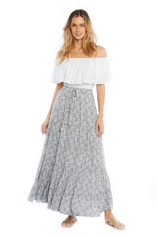 Palm Long Skirt