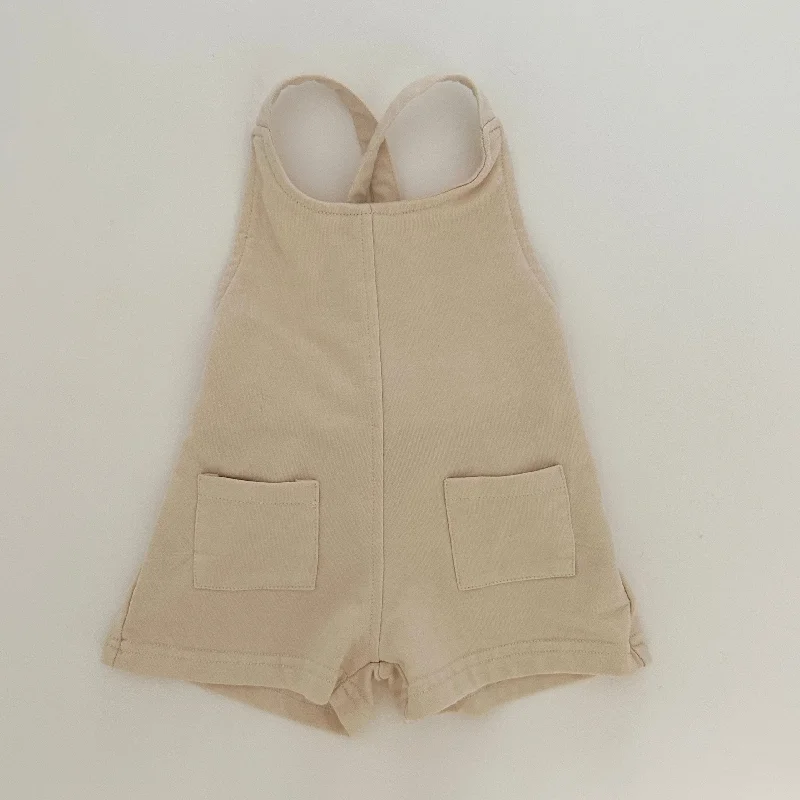 Summer Shortalls in Cream